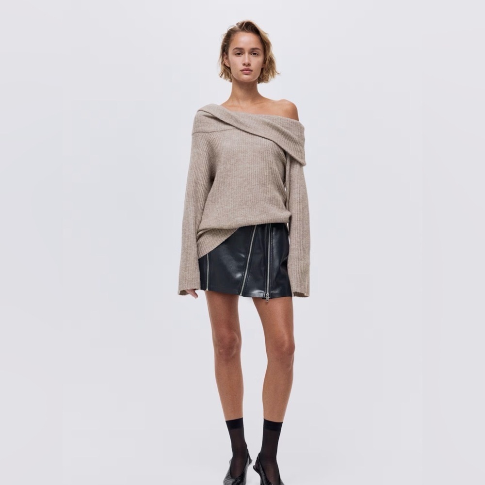 H&M Beige Knit Sweater